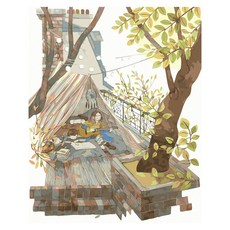 ArtLife 藝術生活 DIY數字油畫 DT037 50 x 40cm, 快樂時光, 1個