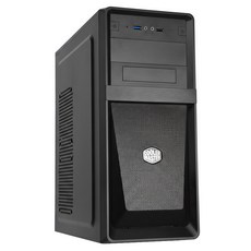 COOLER MASTER 酷碼 CM 殺手 102 機殼 鋼製機殼主體 塑膠邊框與網格 黑色 支援 MicroATX/ATX/Mini ITX, 1個