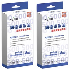 PAW PAW LAND 肉球世界 全齡犬貓 南極磷蝦營養補充條 17g, 10顆, 關節保健, 2個