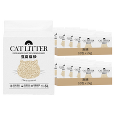 高精寵物 CAT LITTER 豆腐貓砂, 原味, 6L, 20包