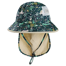 兒童防曬遮陽漁夫帽 F, 花恐龍, 均碼