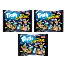 Trolli 迷你蚯蚓造型酸味軟糖, 3包, 200g