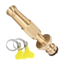 Pinkowl 黃銅高壓噴灑器 + 2個蝶形固定帶, 1套