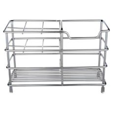 小麥購物 不鏽鋼牙刷架六格 大款 218g, 1個, 銀色