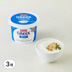 후디스그릭요거트 플레인, 450g, 3개