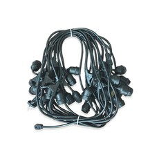 KKUMI LIGHITNG 派對燈 LED 燈串燈泡 25 燈泡 15m+電線套件 20m 套組, 黑色的