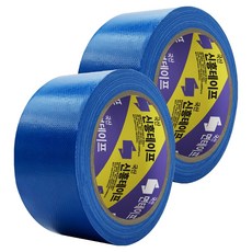 신흥테이프 국산 대용량 라바 청면테이프 48mm x 25M 파랑, 2개