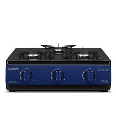 키오떼 컬러 가스레인지 3구, 네이비 LF301S, LPG