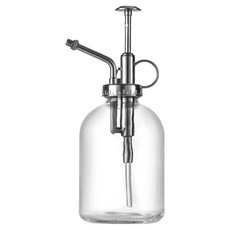 Life Sweet 花盆 花瓶 庭園裝飾 灑水 園藝用灑水器 320ml 銀色, 1個