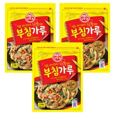 OTTOGI 不倒翁 韓式DIY煎餅粉, 1kg, 3包