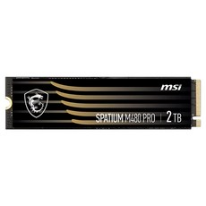msi 微星 PCIe 4.0 NVMe M.2 SSD固態硬碟, SPATIUM M480 Pro, 2TB