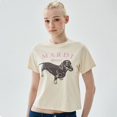 Mardi Mercredi 女款 Dangi 修身棉質T恤