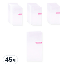 희망사무포인트 PACK PP 3단폴딩홀더 HA2130, 투명, 45개