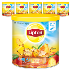립톤 아이스티 믹스 복숭아맛, 1.2kg, 1개입, 6개