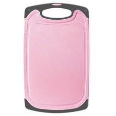 小麥秸稈切菜砧板 粉色 中號, 1個