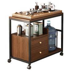 桌邊櫃 檀木 BJ002806N336V01, 72cm, 2層