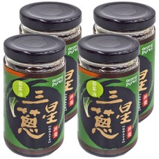 連淨 苦茶油三星蔥拌醬, 200g, 4罐