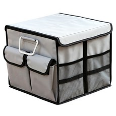 車用整理箱 基本款 1680D精選牛津布 防水耐髒易清潔, 太空灰