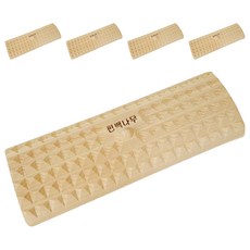 HINOKI ART 扁柏木金字塔腳部指壓板 小, 單一顏色, 5個