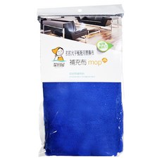 潔田屋 叩叩大平板拖把替換布補充包 kz-400tsp, 輕鬆替換, 超強吸水, 適用多種地板, 1包, 42 x 27cm