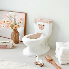 Agard Dot to Dot I Can Do It嬰兒如廁訓練器幼兒馬桶, 白色