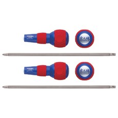 VESSEL Tools 球型握把電工兩用螺絲起子 220W-200K, 2個