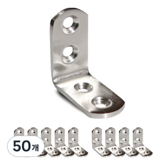 EMPIRE 補強五金 不鏽鋼L型角鐵支架, 單一顏色, 50個