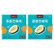 본죽 키즈 튼튼 전복죽, 180g, 2개