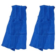 aisen 波紋男性洗澡巾 超硬, 藍色, 2個, 1個裝