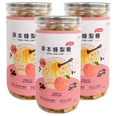 Love Nature Simple Life 依琦匠子 草本蜂梨糖 水蜜桃口味 清涼甘甜, 500g, 3罐
