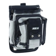 日本藤原SK11 SMP系列多機能型小方包SMP-3 灰色 輕巧耐用, 125 x 180 x 110mm