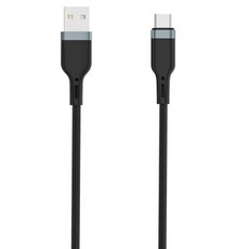 Wiwu 鉑金系列 USB-A-Type-C數據線, 1.2m, 黑色, 1條