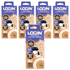 LOGIN 洛格 犬用環保可推肥拾便袋, 紫色, 136張, 5盒