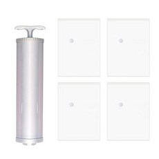 7層高密度壓縮膜壓縮袋 50 x 70 cm 4入 + 專用抽氣泵, 1套