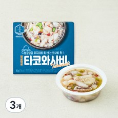 설래담 탱글탱글 타코와사비, 80g, 3개
