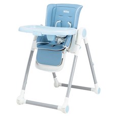 Nuby 多段式兒童高腳餐椅, 純淨蔚藍
