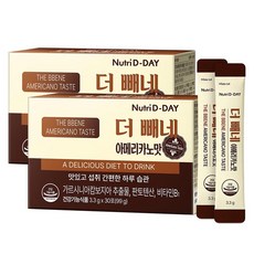 Nutri D-DAY 藤黃果孅萃咖啡隨身包 美式咖啡口味 30條入, 99g, 2盒