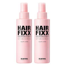 쏘내추럴 파우더포룸 올 데이 세팅 업 헤어 스프레이 픽서, 155ml, 2개