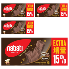 麗巧克 Nabati 巧克力風味威化餅，增量15%, 168g, 4包