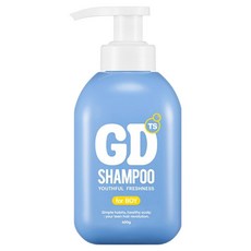 TRUST TS GD青少年用頭皮去味清爽洗髮精 清新棉花香 Boy款, 400g, 1瓶