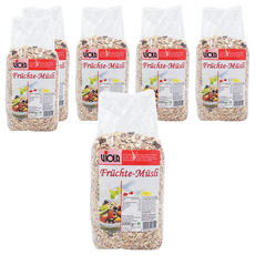 VIOLA 水果穀片 德國製造 天然水果穀片, 1kg, 6包