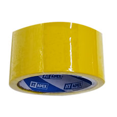 AT APEX 艾沛克 彩色封箱膠帶 黃色 48mm*50y*0.048, 2個