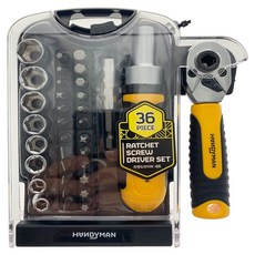 HANDY MAN 棘輪驅動器套組, 工具 36入, 1組
