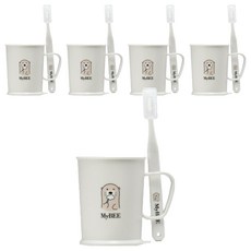 由 MyB 甘蔗製成的兒童牙刷杯套組, 5套