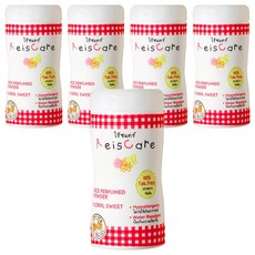 Rice Care 嬰兒爽身粉花卉套組, 50g, 5個