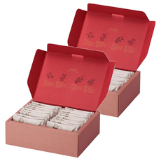 Magnet 曼寧 有機豐康茶禮 附提袋, 有機枸杞明采茶 x 10包 + 有機紅棗補氣茶 x 10包, 2盒