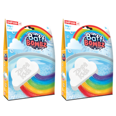 Zimpli Kids 孩童用彩虹雲朵造型泡澡球 6354, 110g, 2個