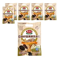 馬玉山 亞麻籽堅果黑芝麻飲 全素食 高纖配方 冷熱沖泡皆可, 28g, 12包, 6袋