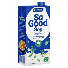 So Good Basic系列 原味豆奶 植物奶 全素可食, 1L, 1瓶