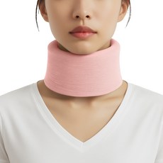 DAEHAN 頸部保護帶 頸托 姿勢固定靠墊 蜜桃粉, 3個